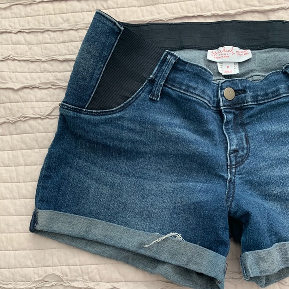 Maternity jean shorts - Picture 2 of 3